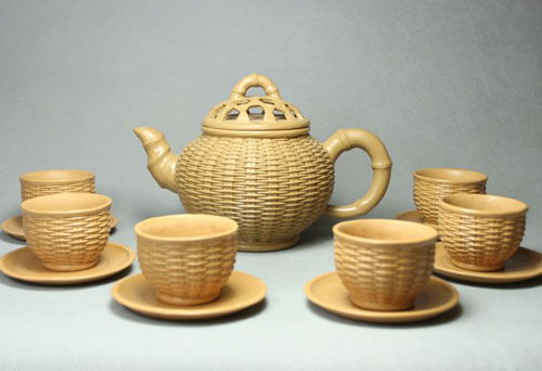 富含藝術欣賞價值的竹編茶具