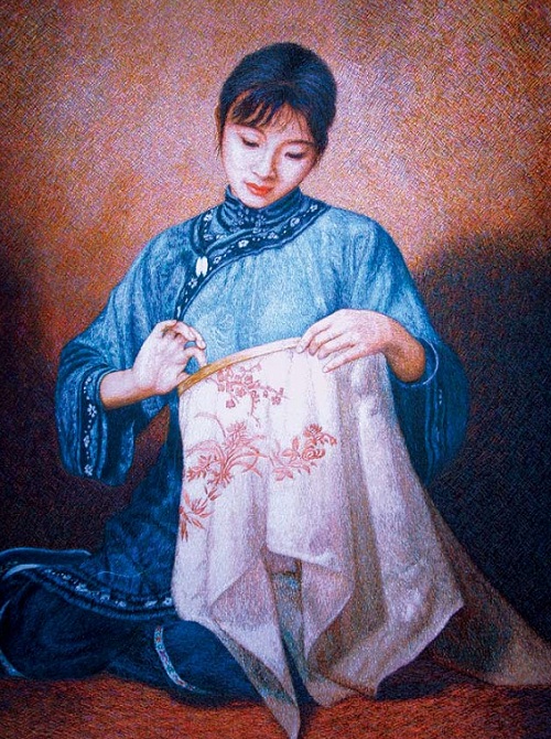 蘇中刺繡坊趙啟中——以針作畫，巧奪天工